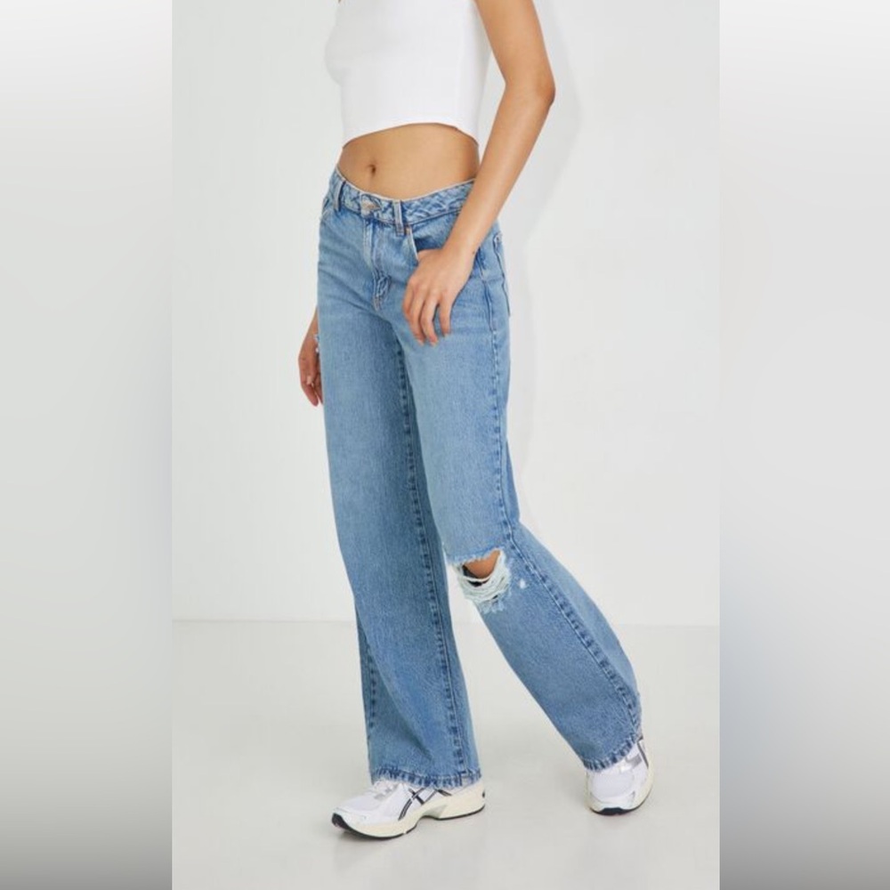 Garage Denim Wide Leg Jean